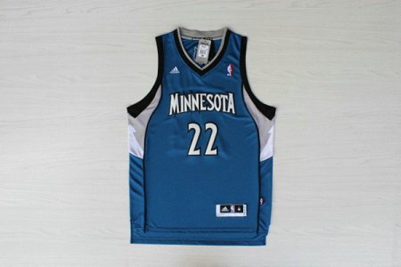 Maillot De Basket Minnesota Timberwolves Andrew Wiggins 22 Tissus Sportif Fans Edition Bleu